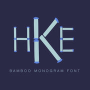 Bamboo Monogram DESKTOP & WEB FONT