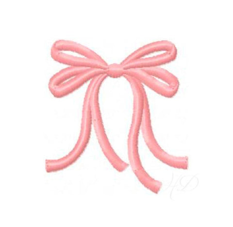 Sweet Simple Satin Bow Embroidery Design