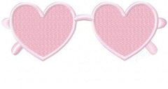 Heart Sunglasses Embroidery Design