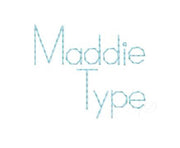 Maddie Print Handstitch Embroidery Font