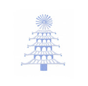 Chinoiserie Chic Pagoda Christmas Tree Embroidery Design