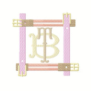 Equestrian Chic Belt Buckle Frame Embroidery Design
