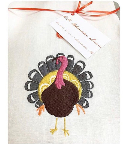 Retro Turkey Embroidery Design