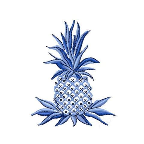 Traditional Pineapple Embroidery Design