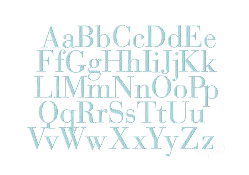 Ryan Fill Stitch Font 5x7 Hoop – HERRINGTON DESIGN