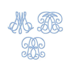 2" Oopsie Daisy Monogram Stitch Embroidery Font