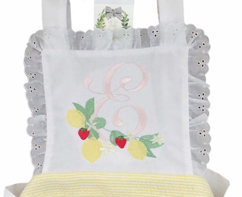 Strawberry Lemon Embroidery Design