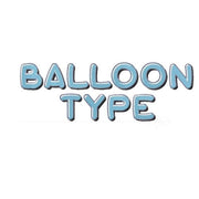 2" Mylar Balloon Embroidery Font