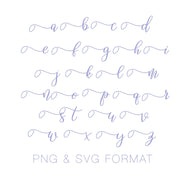 Jane Alyson Monogram PDF PNG EPS & SVG Monogram Font