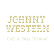 Western Johnny Font PNG SVG