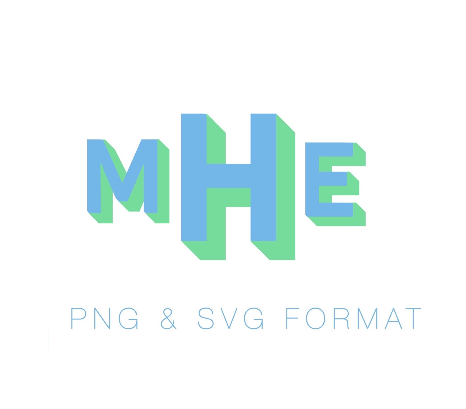 Block Shadow Monogram PDF PNG SVG & EPS Desktop Monogram Font ...