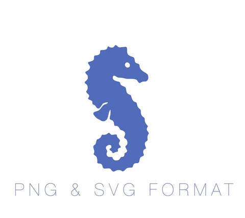 Sea Horse Monogram PNG SVG Monogram Frame