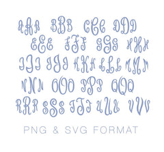 Empress Mastercircle PDF PNG SVG & EPS Monogram Font