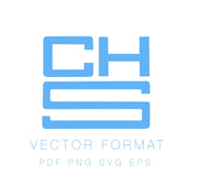 Square Type Monogram PDF PNG SVG EPS Vector Monogram Font