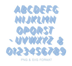 Sunshine PNG SVG Rainbow Monogram Font