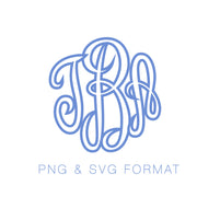 Empress Open PDF PNG SVG & EPS Monogram Font